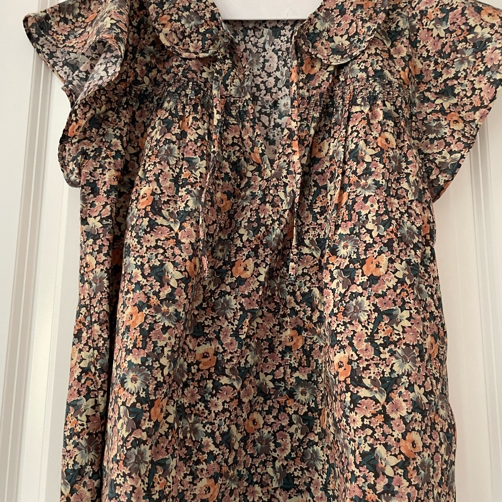 The Great, floral sleep top, size 0